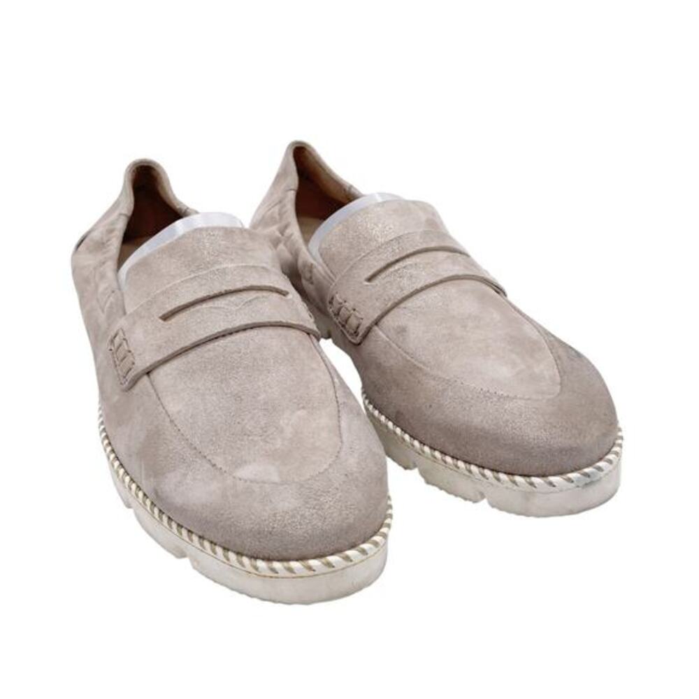 Paul Green Women's Sally Penny Loafer Taupe‎ Suede Size UK 5.5 US 8